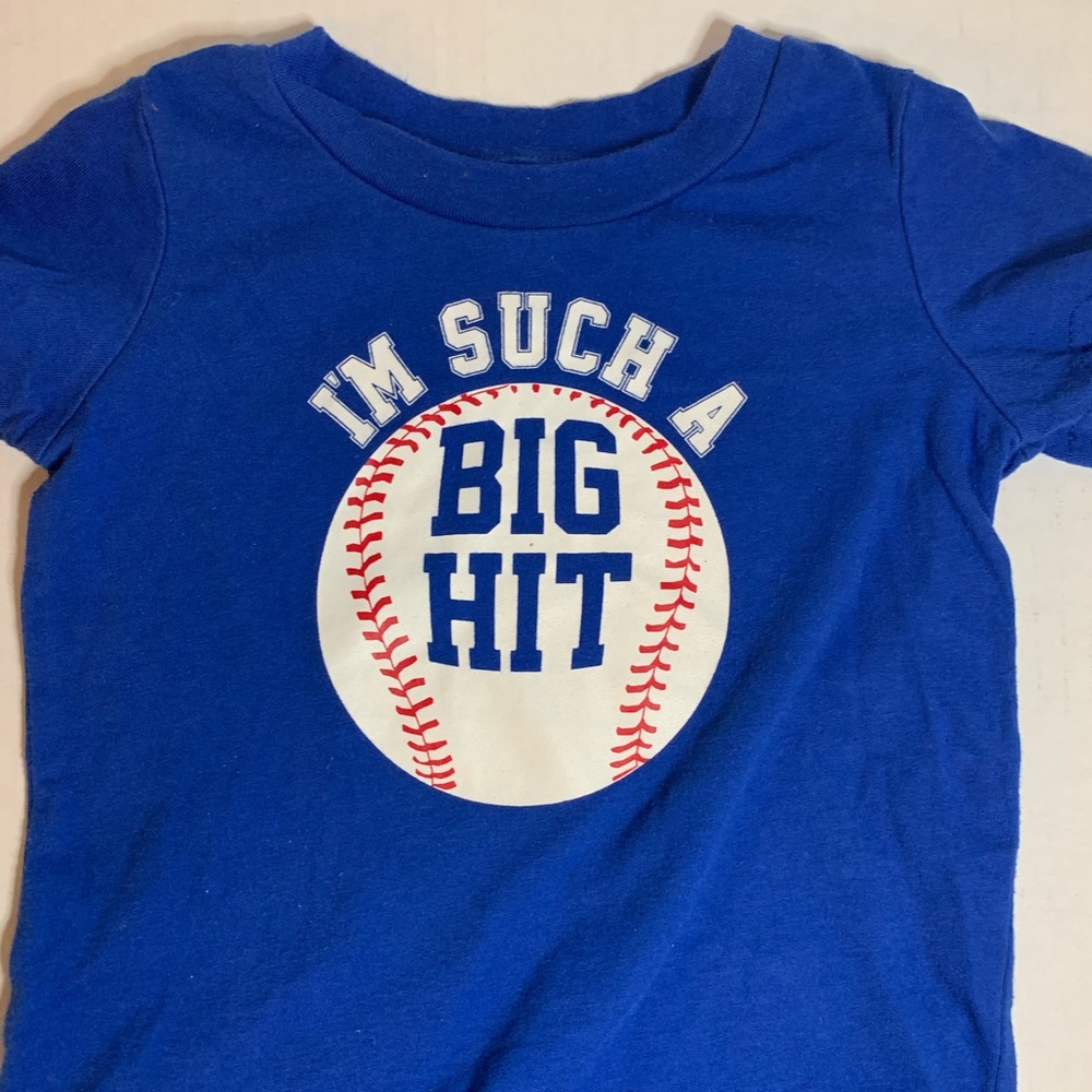 ⭐️BASEBALL ⚾️ Okie dokie ONESIE BLUE